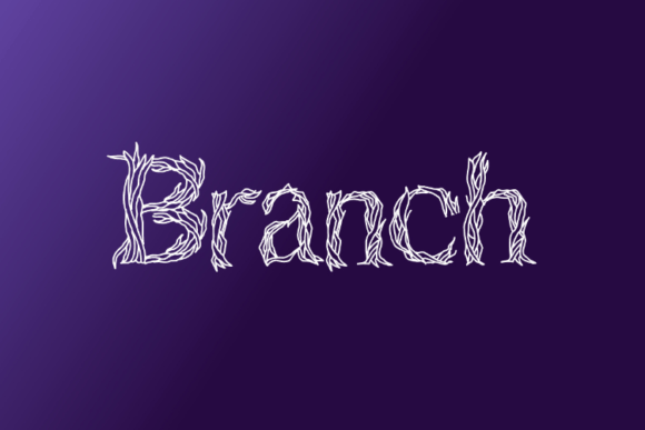 Branch: A Quirky Display Font for Creative Projects