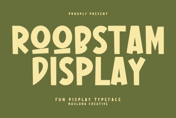 Discover Roobstam: A Playful Font for Creative Projects
