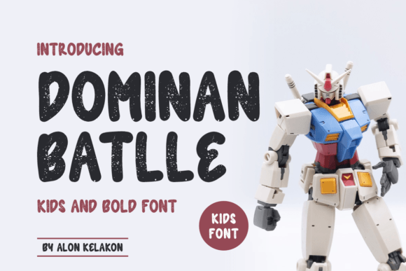 Dominan Battle Font: A Friendly Display Typeface for Creative Projects