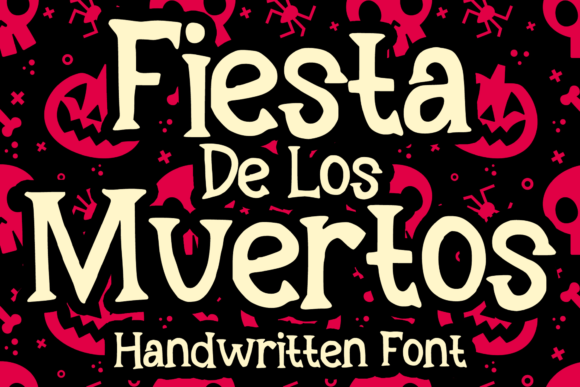 Fiesta De Los Muertos: A Festive Display Font for Creative Projects