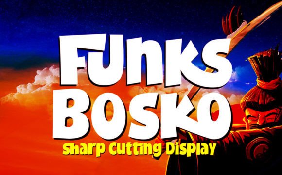 Funks Bosko: A Bold Display Font for Impactful Design