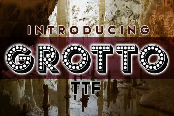 Grotto: A Stunning Display Font for Modern Design