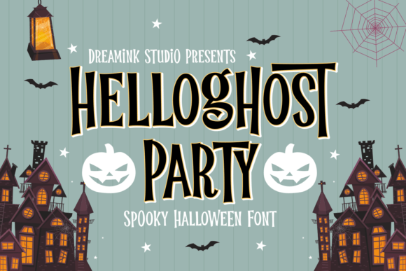 Helloghost Party: The Spooky Display Font for Halloween