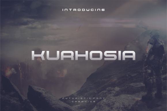 Kurhosia: A Modern Display Font for Creative Designs