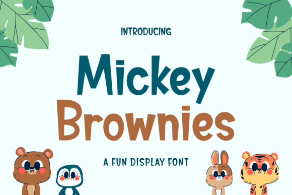 Mickey Brownies: A Playful Font for Creative Projects