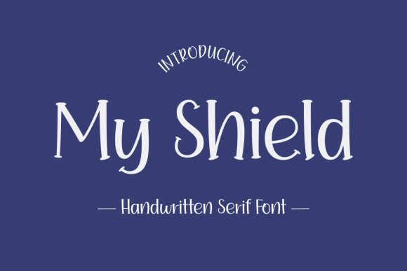My Shield: A Quirky Display Font for Creative Designs