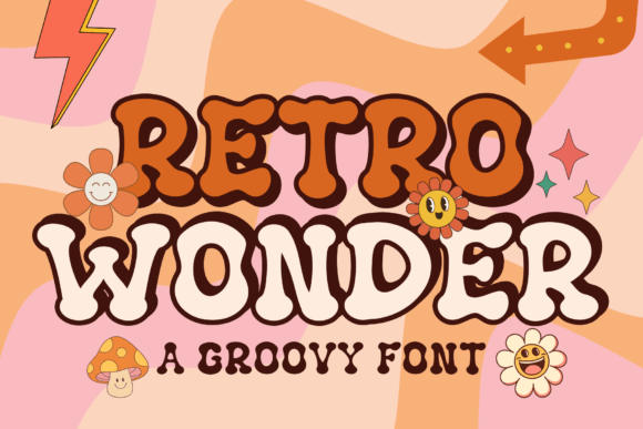 Retro Wonder: A Groovy Font for Authentic Designs