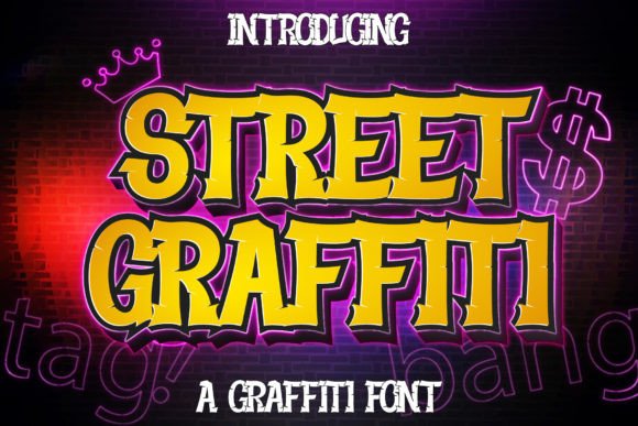 Street Graffiti: Bold & Authentic Urban Typeface