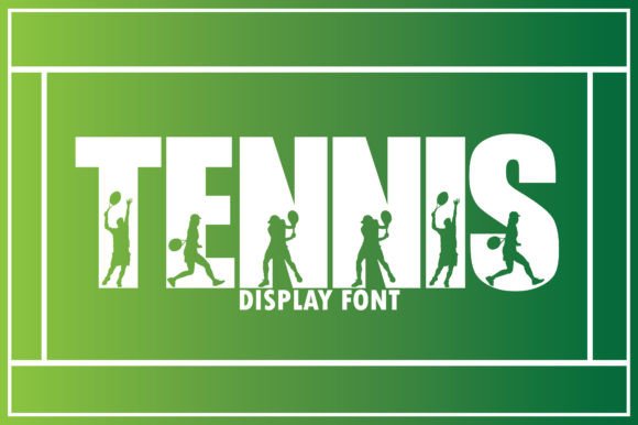 Tennis: A Fun and Cute Display Font for Creative Projects