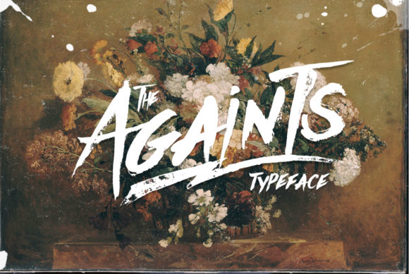 The Againts: A Bold Display Font for Spooky Designs