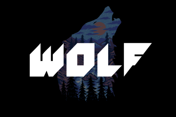 Wolf: A Geometric Typeface for Modern Design
